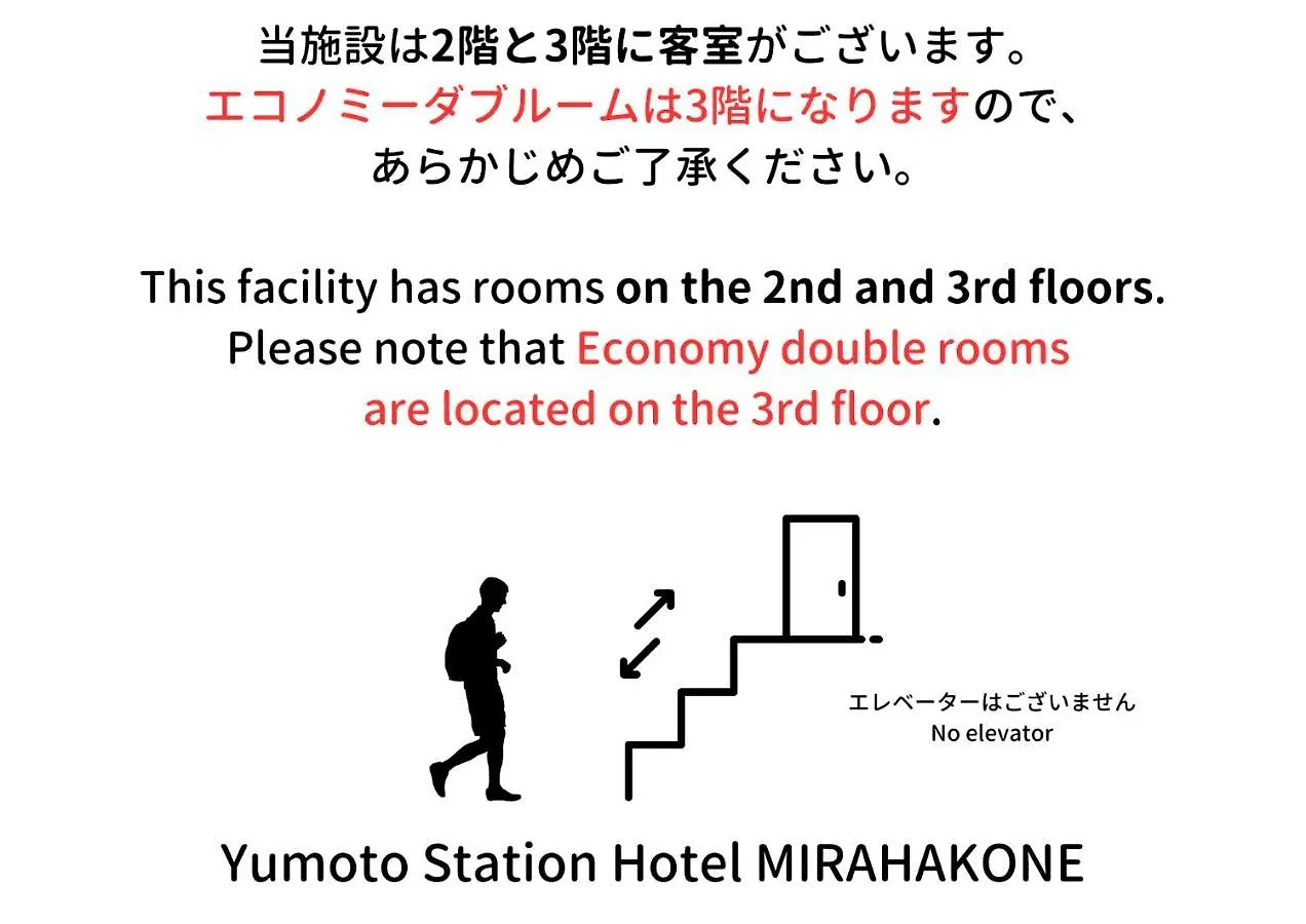 Yumoto Station Hotel Mirahakone 2*, Hakone Japan